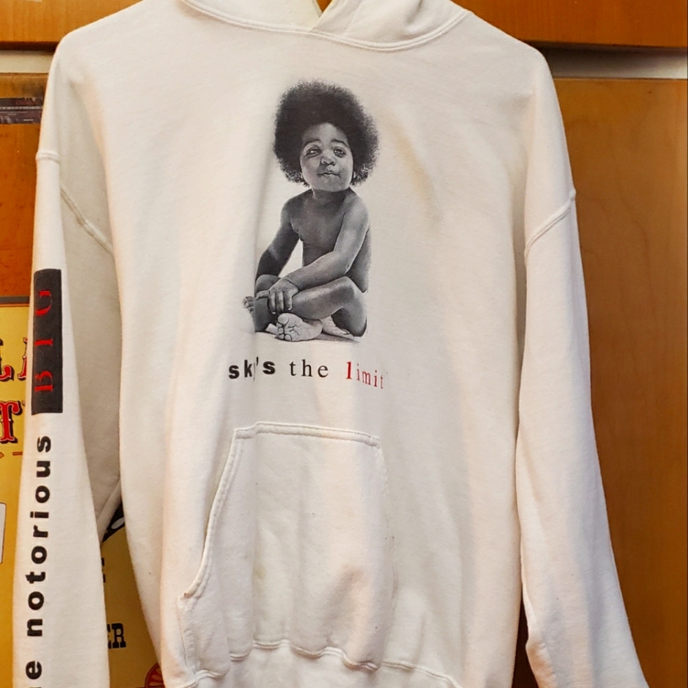 Notorious B.I.G. White Hoodie